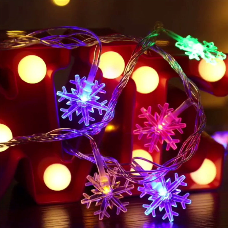 Guirlande Lumineuse Flocons de Neige – Ambiance Magique et Chaleureuse pour l’Hiver