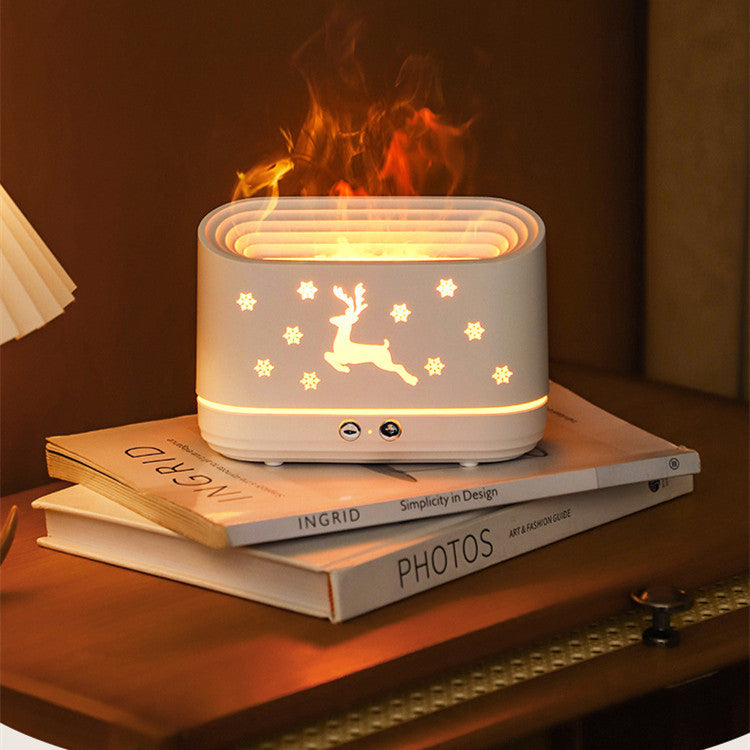 Lampe & Diffuseur Elk Flamme – Chaleur et Ambiance Cosy pour l’Hiver et Noël