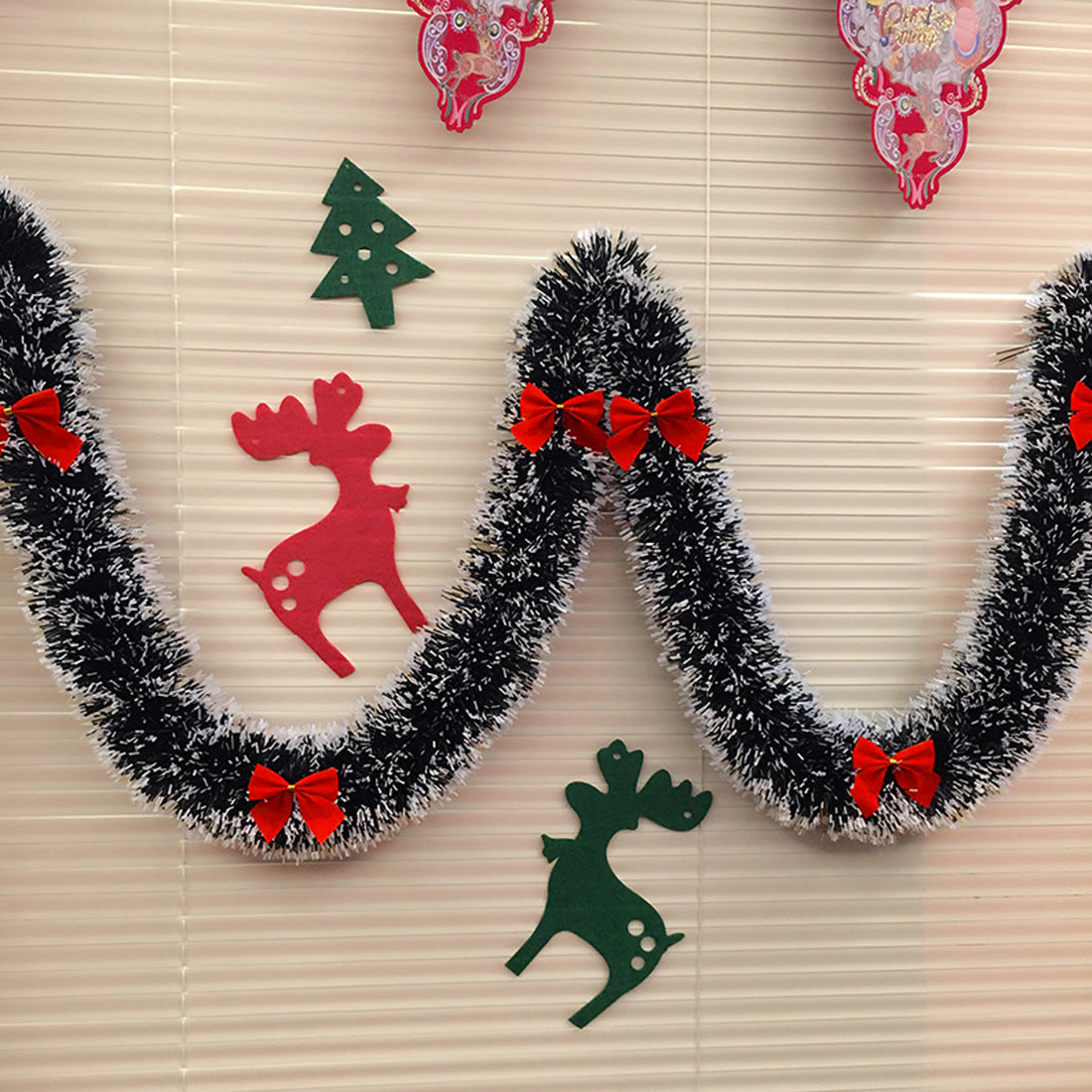 Ruban de Noël Coloré – Décoration Festive pour Cadeaux et Intérieurs Cosy