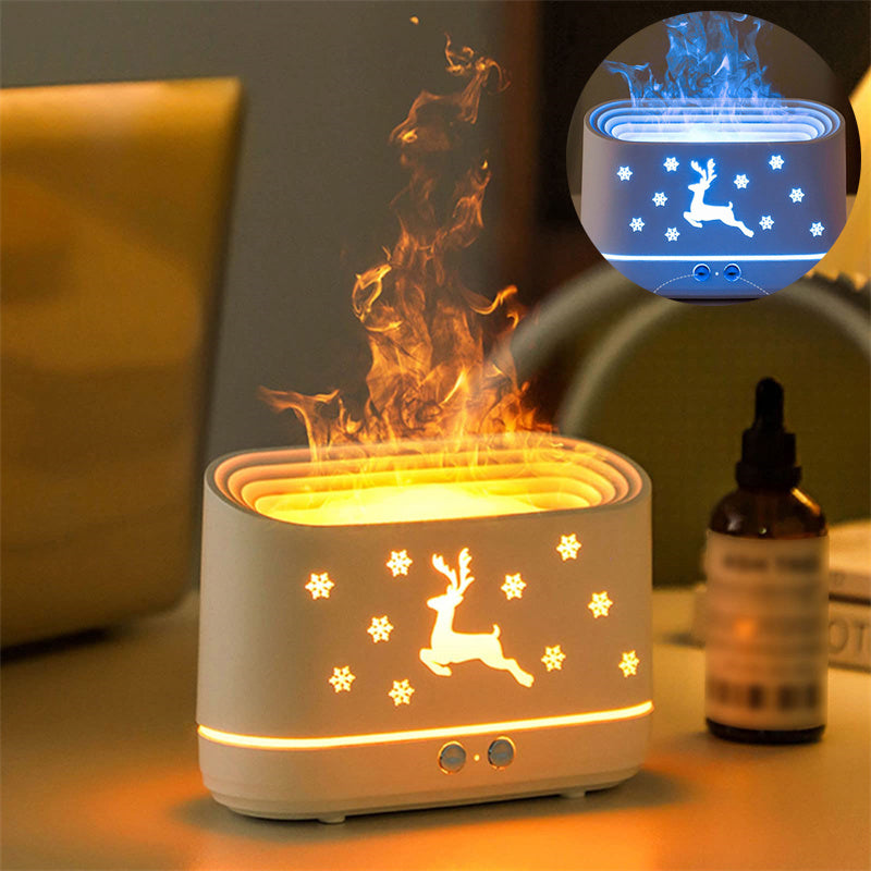 Lampe & Diffuseur Elk Flamme – Chaleur et Ambiance Cosy pour l’Hiver et Noël