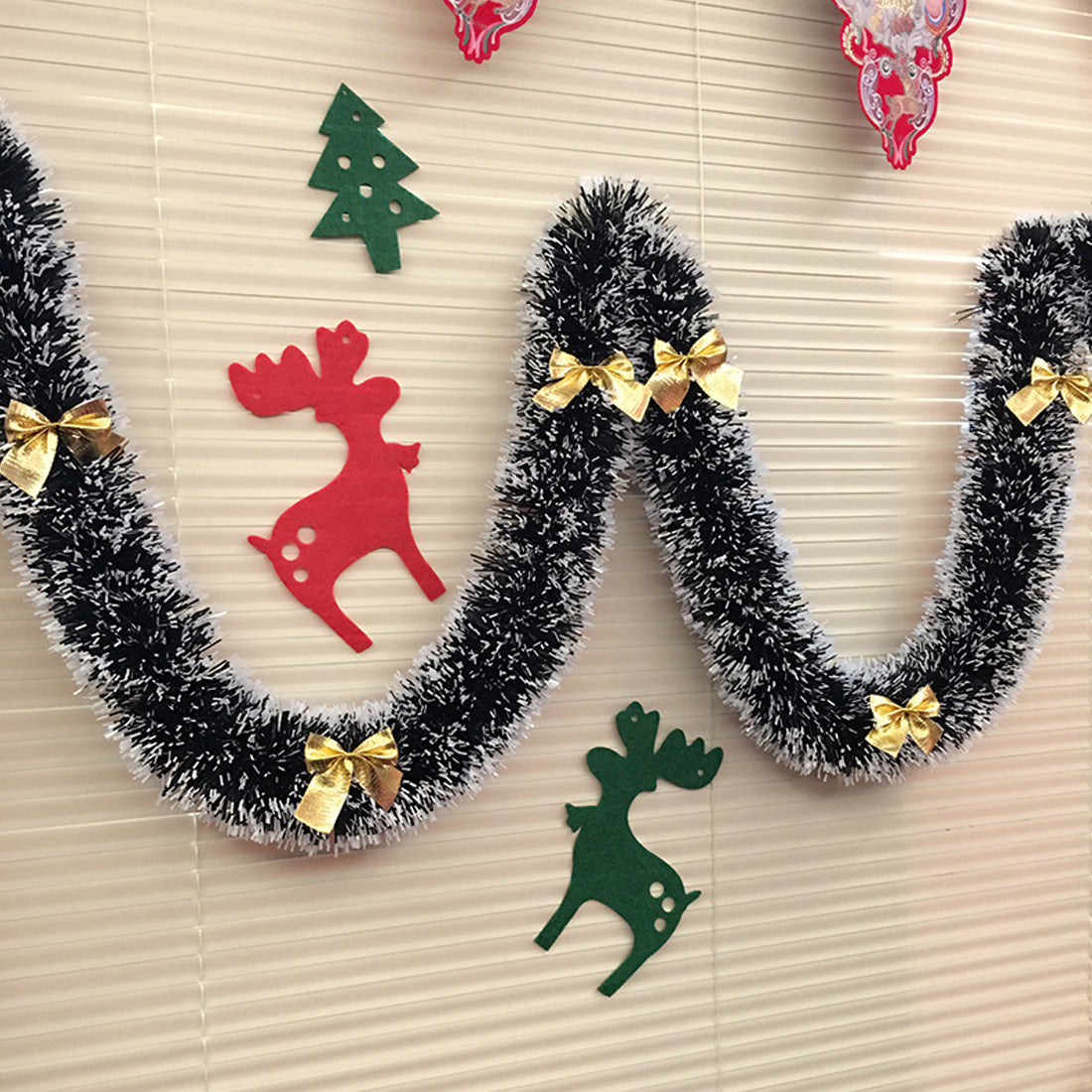 Ruban de Noël Coloré – Décoration Festive pour Cadeaux et Intérieurs Cosy