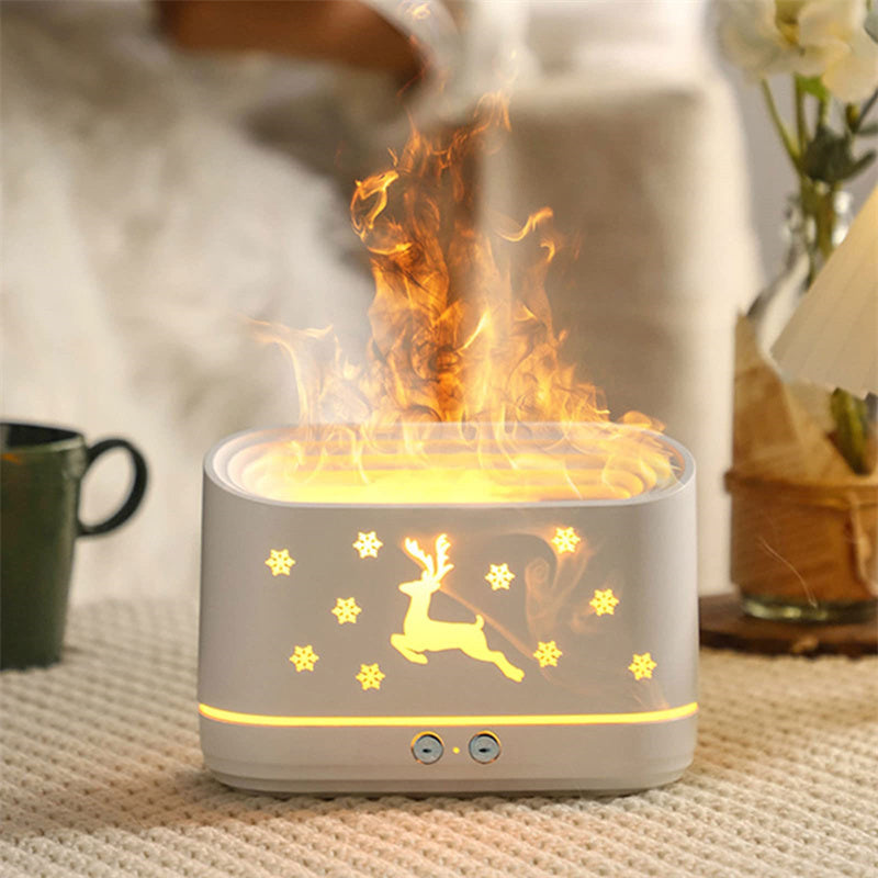 Lampe & Diffuseur Elk Flamme – Chaleur et Ambiance Cosy pour l’Hiver et Noël