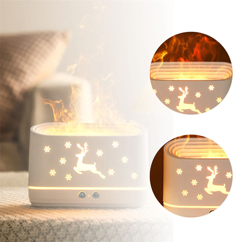 Lampe & Diffuseur Elk Flamme – Chaleur et Ambiance Cosy pour l’Hiver et Noël